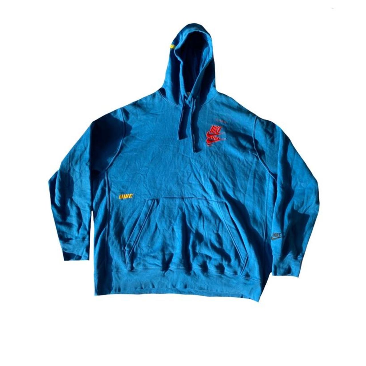 mens blue hoodie nike