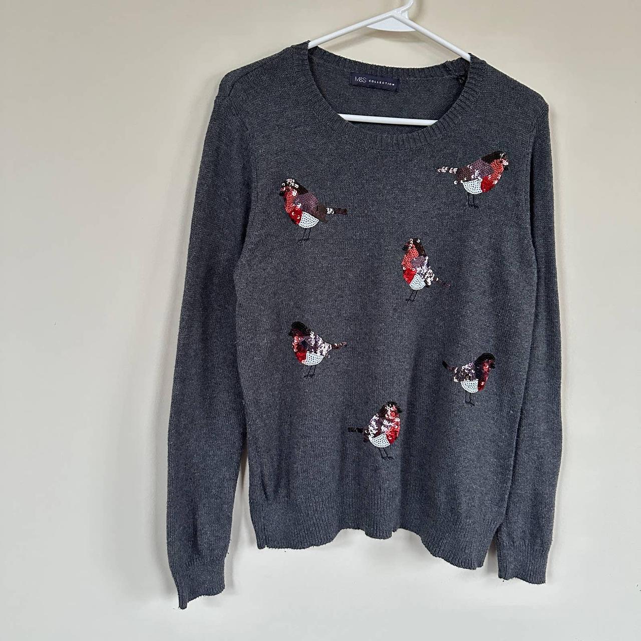 M and s sales grey jumper