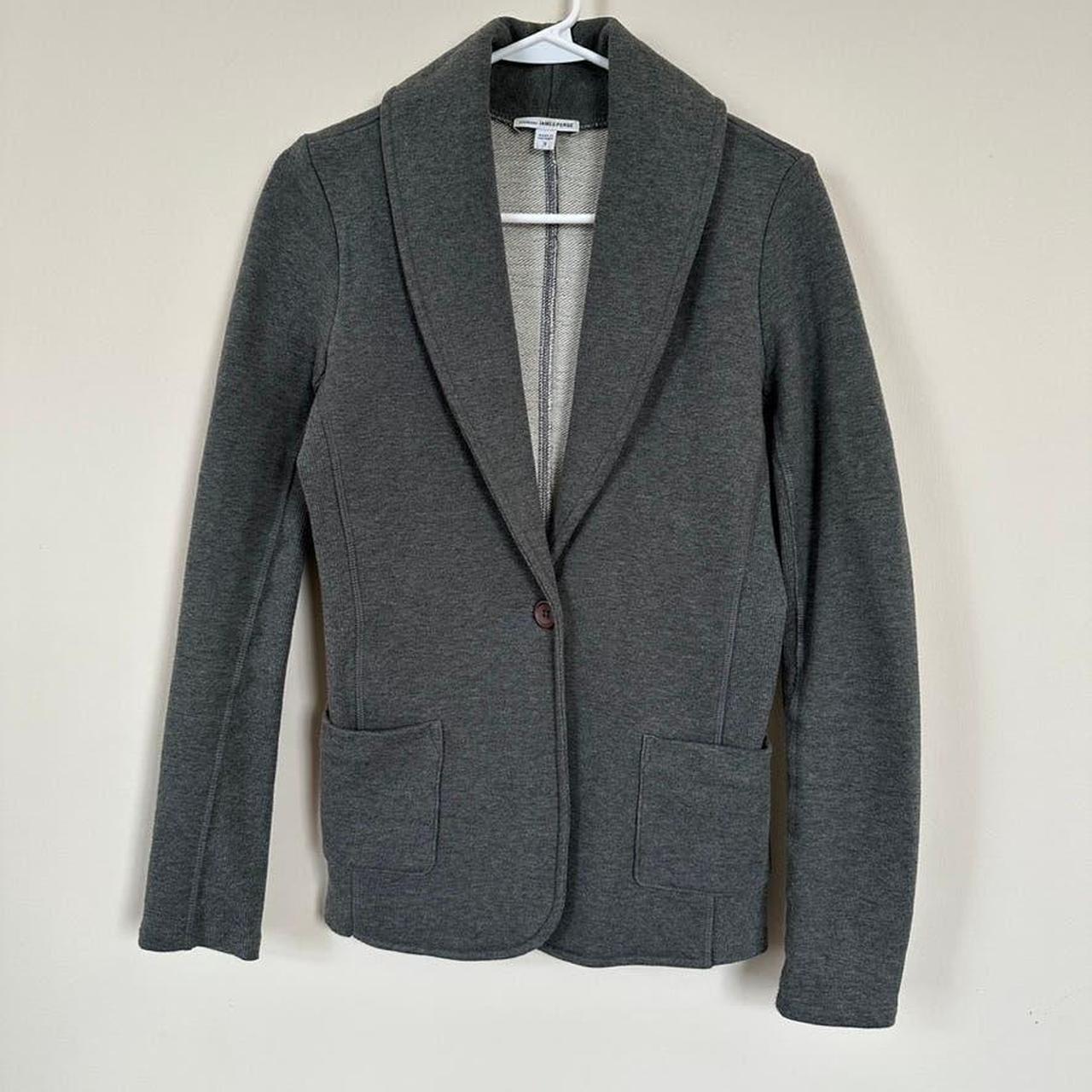 James perse clearance sweatshirt blazer