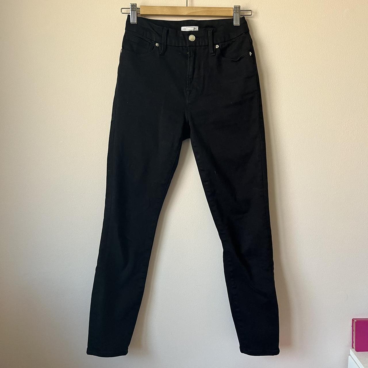 GOOD AMERICAN Women's Black Jeans | Depop