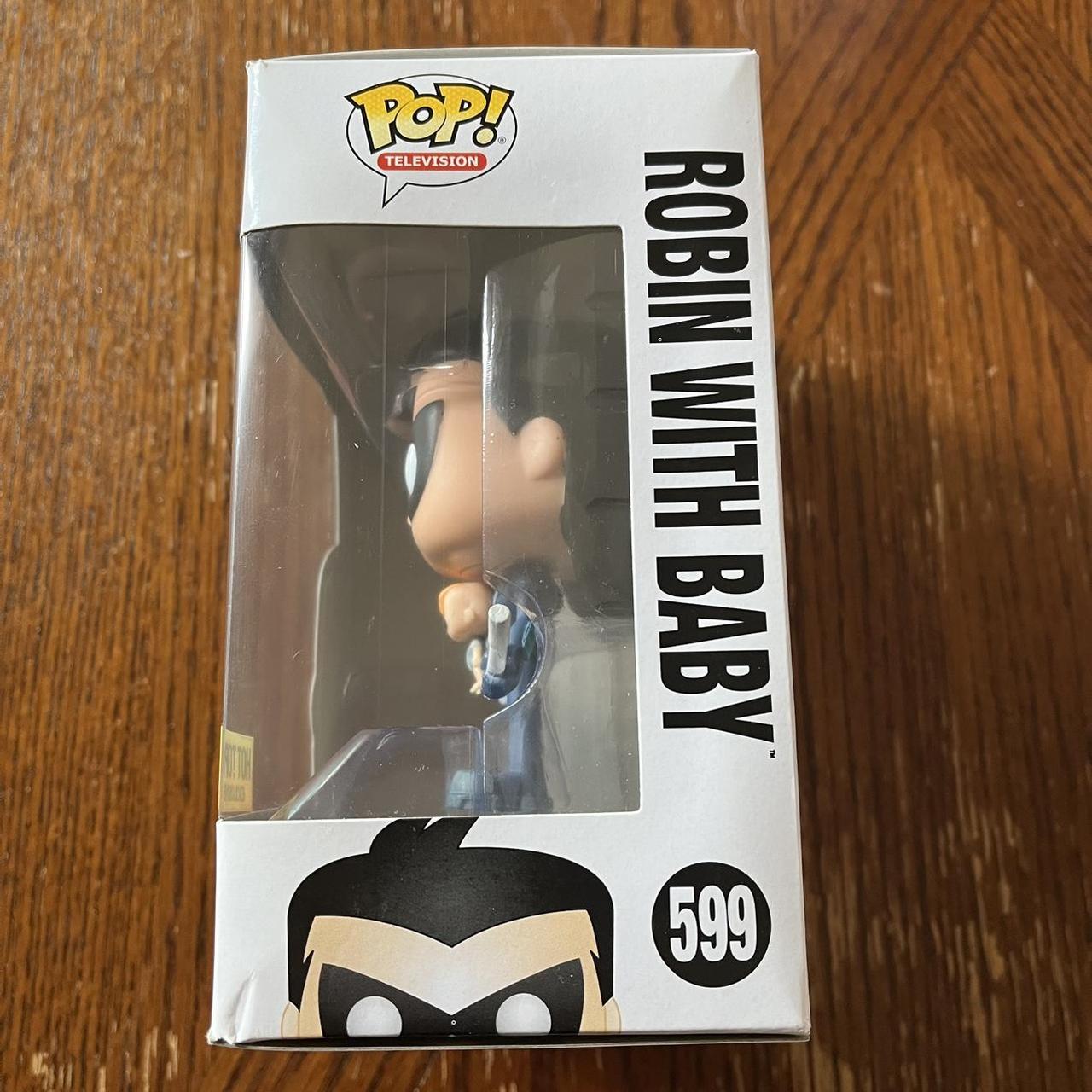 Funko Pop! Teen Titans Go! Robin With Baby #599 - 3.75" Collectible Figure