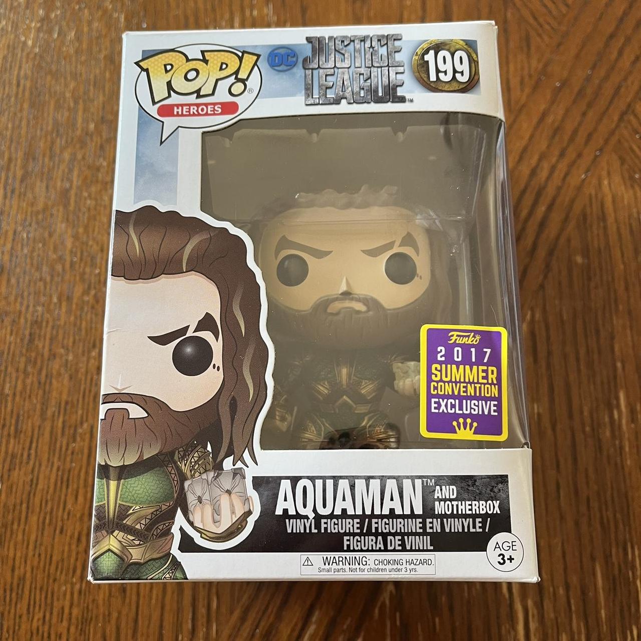 Funko Pop! Justice League Aquaman and Motherbox... - Depop