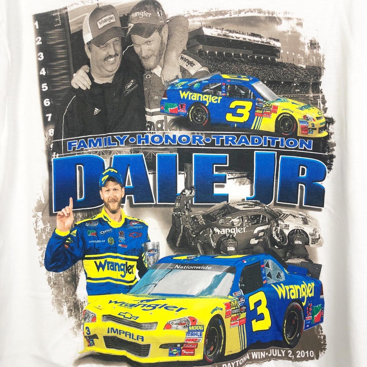 2010 Chase Authentics Dale Jr/Dale Earnhardt Daytona Double discount Sided Tee