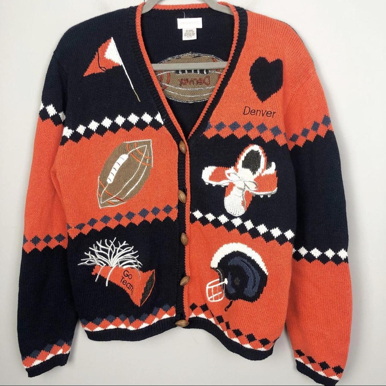 denver broncos cardigan