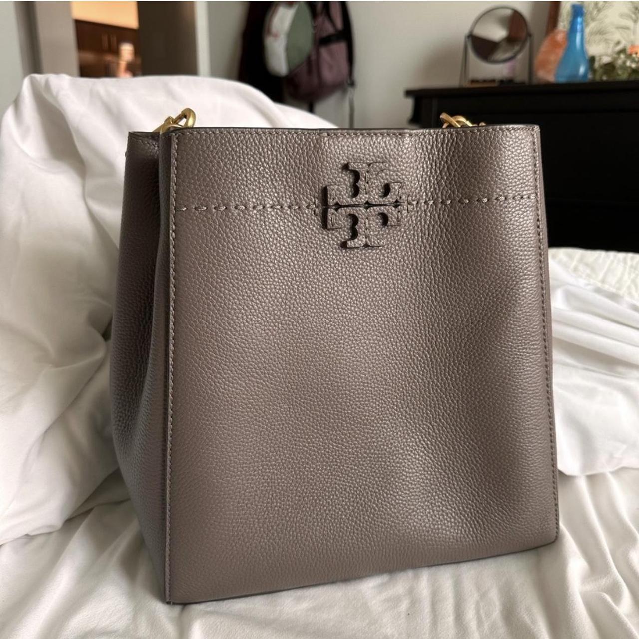 Tory Burch Silver offers Maple McGraw Bucket Bag