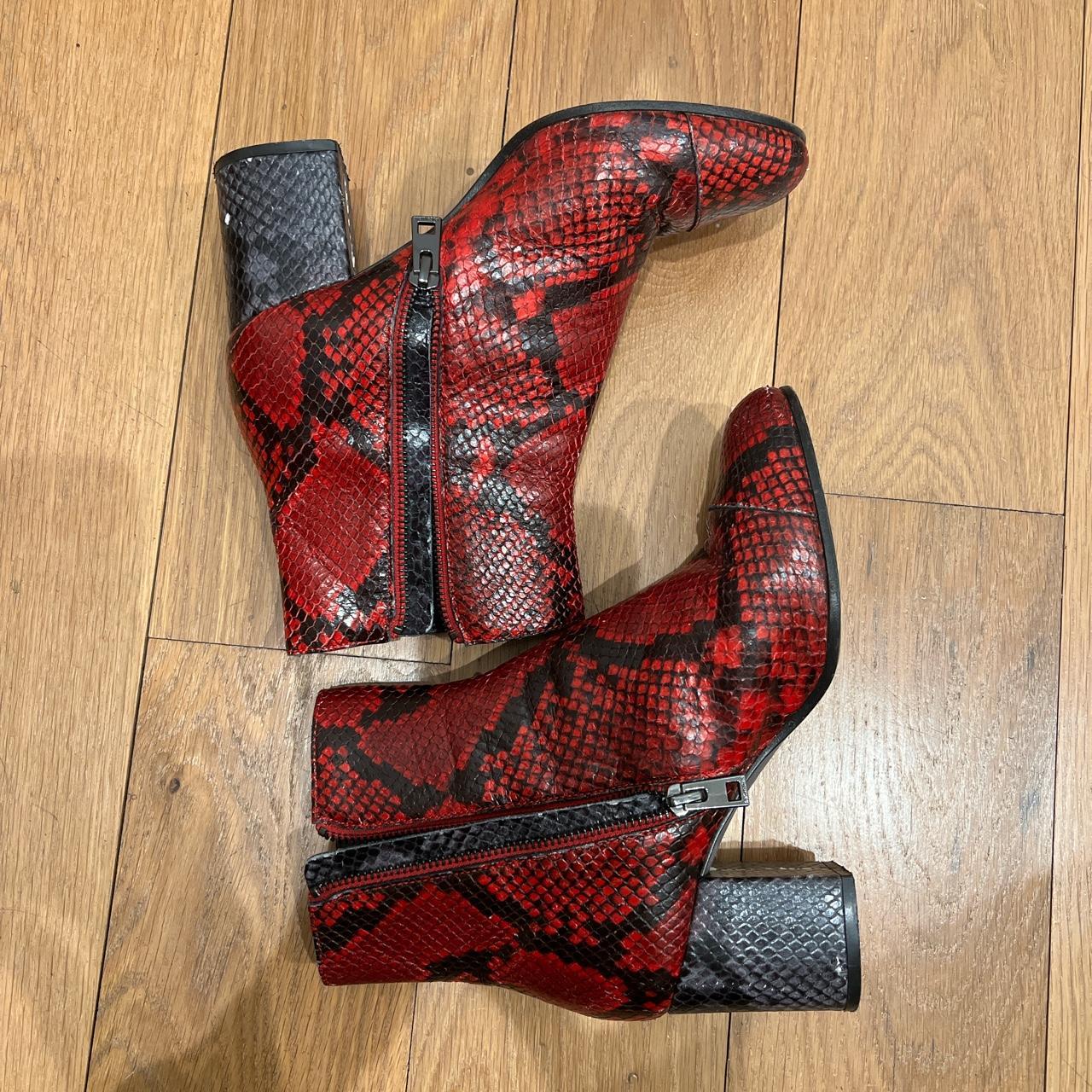 Zadig and voltaire snakeskin on sale boots