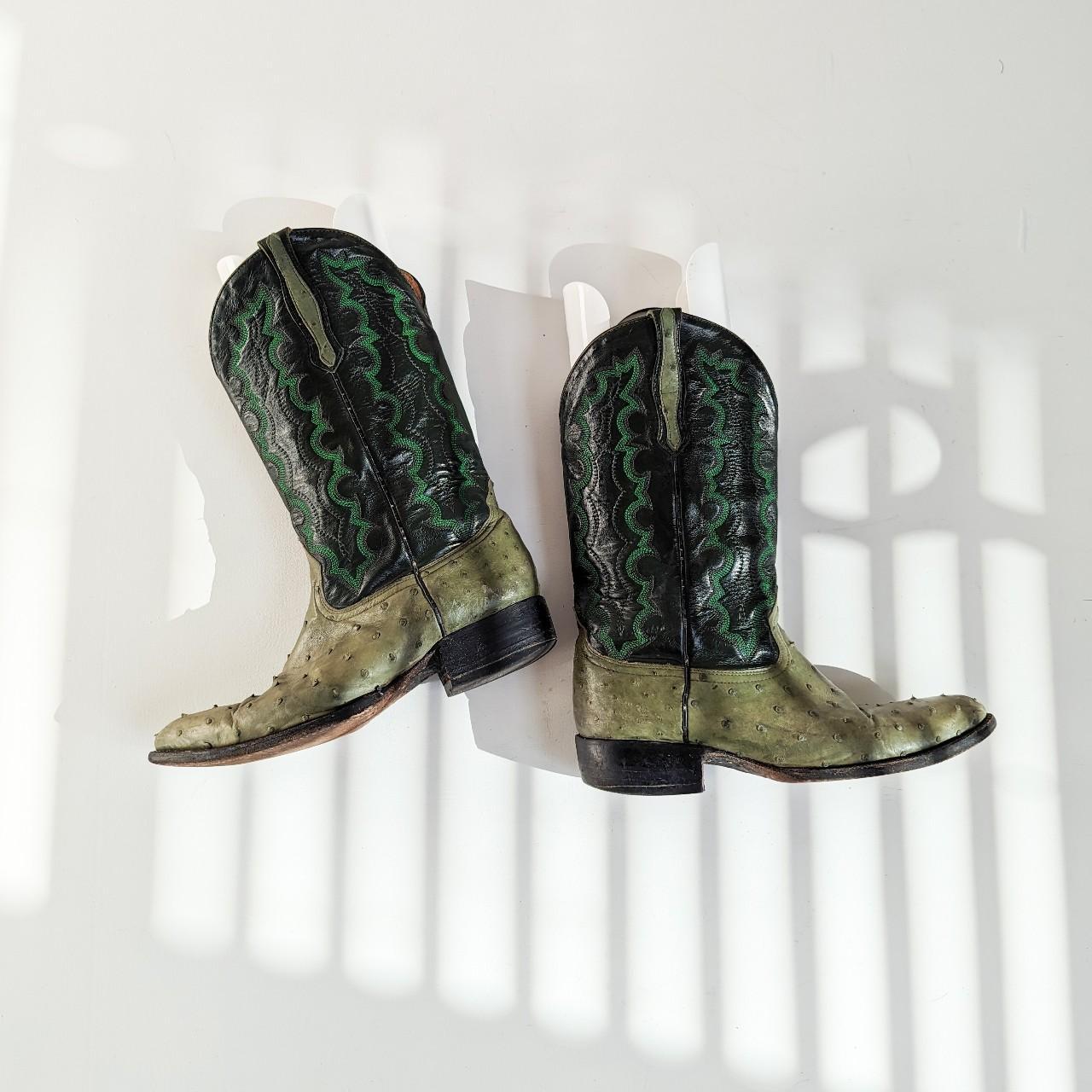 olive green cowboy boots
