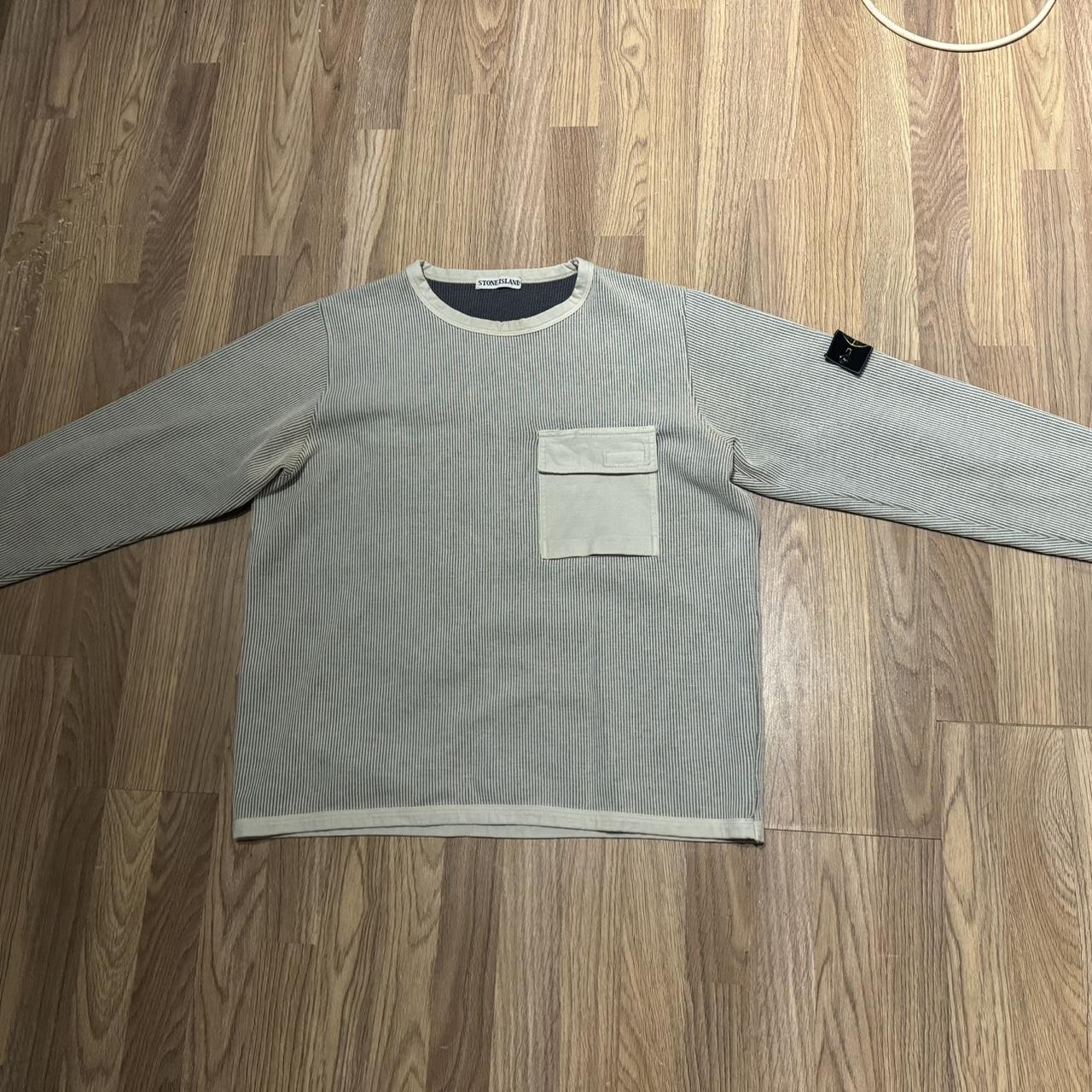 Stone island grey jumper on sale sale