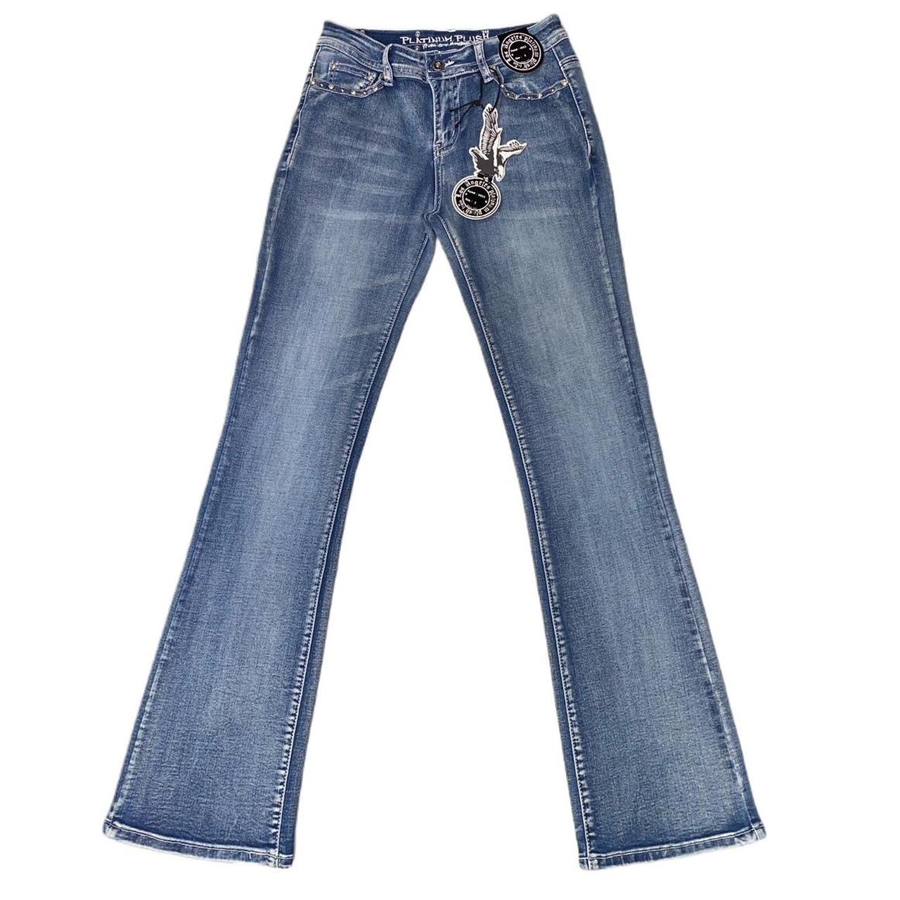 y2k skull bling tramp stamp jeans angel wings and | Depop
