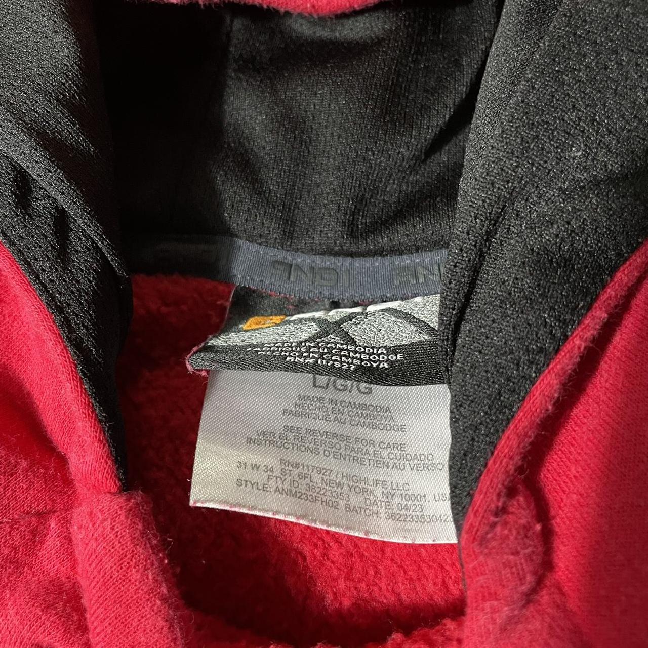 AND1 Men's Hoodie - Red - M – Y2K AND1 Front Embr… - image 2