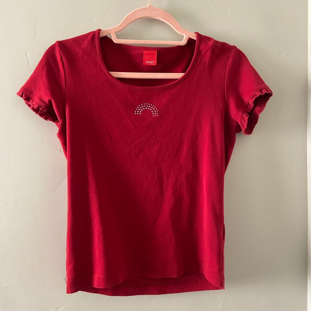 Espirit Women's Red Shirt