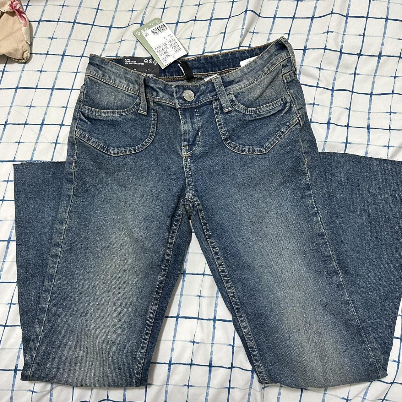 Low Rise Y2k Flared Jeans Brand New, With Tags - Depop