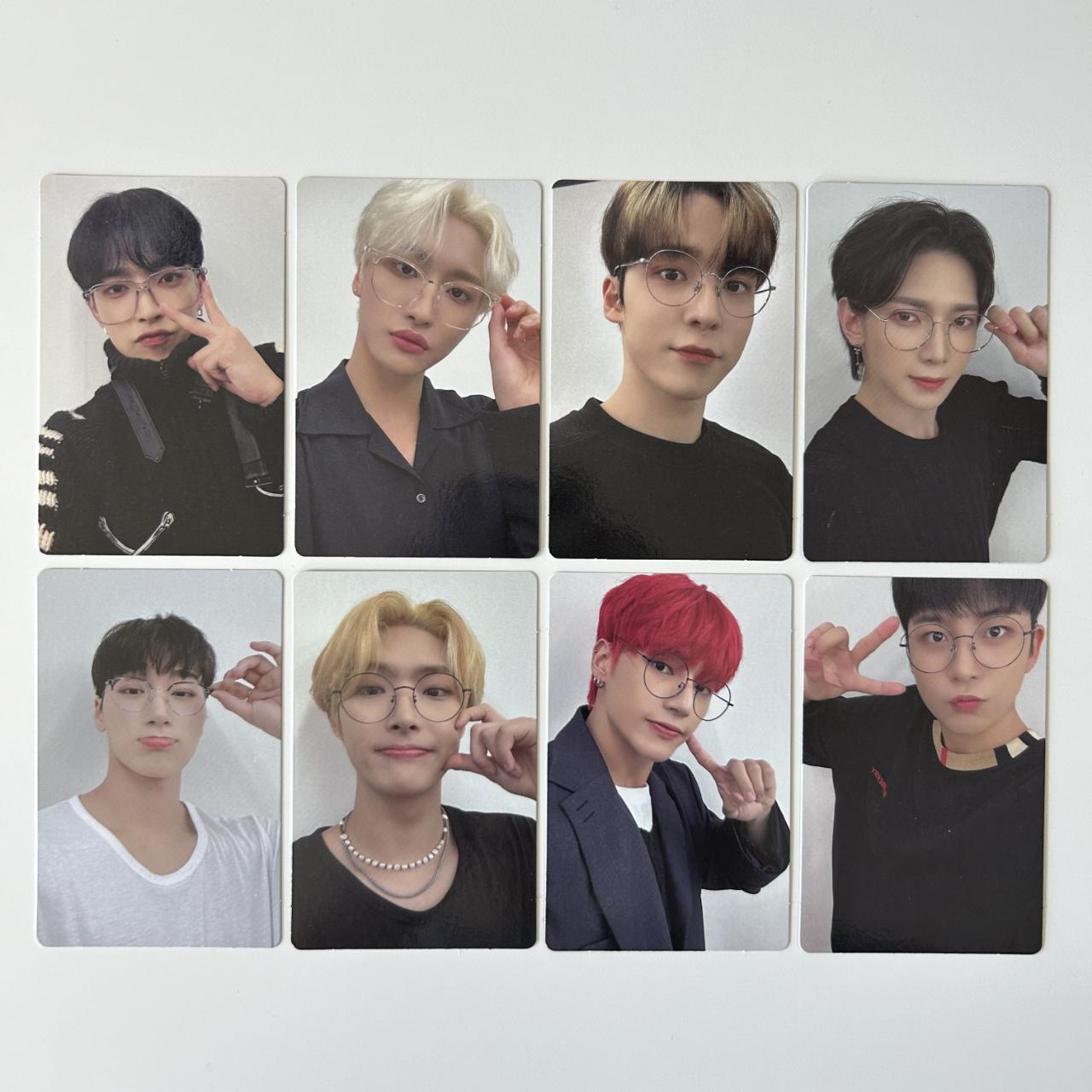 Ateez Spin Off hello82 USA glasses photocard | Depop
