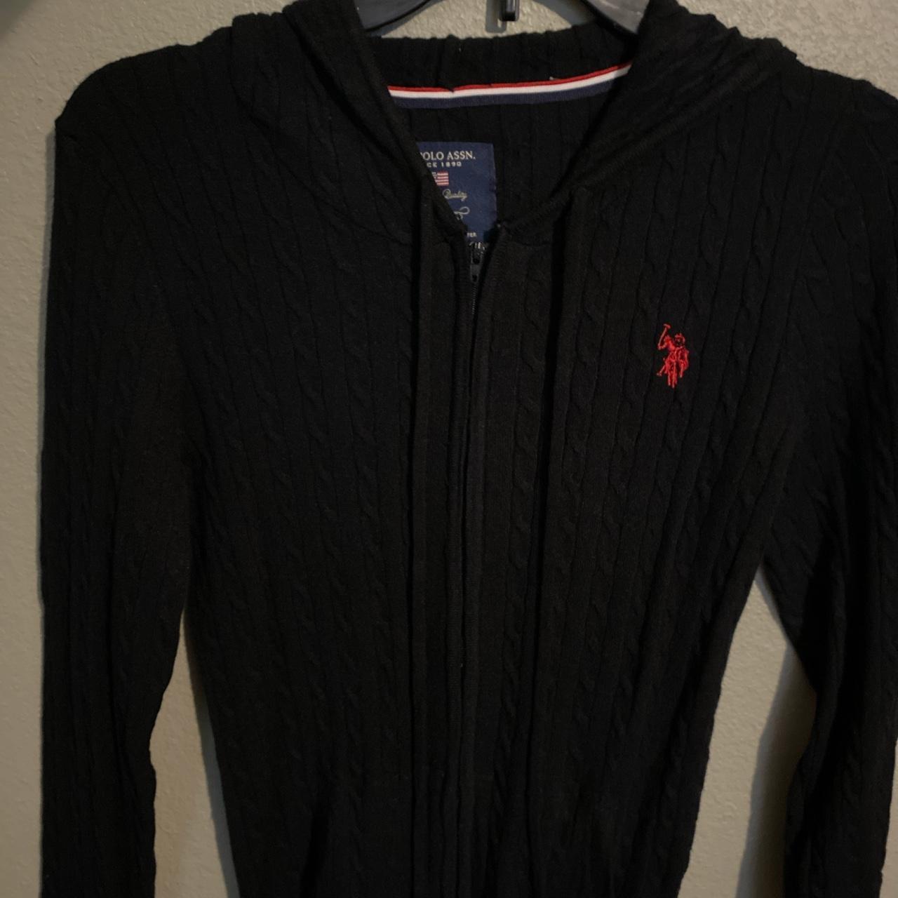 U.S. Polo Assn. Women's Black and Red Jacket
