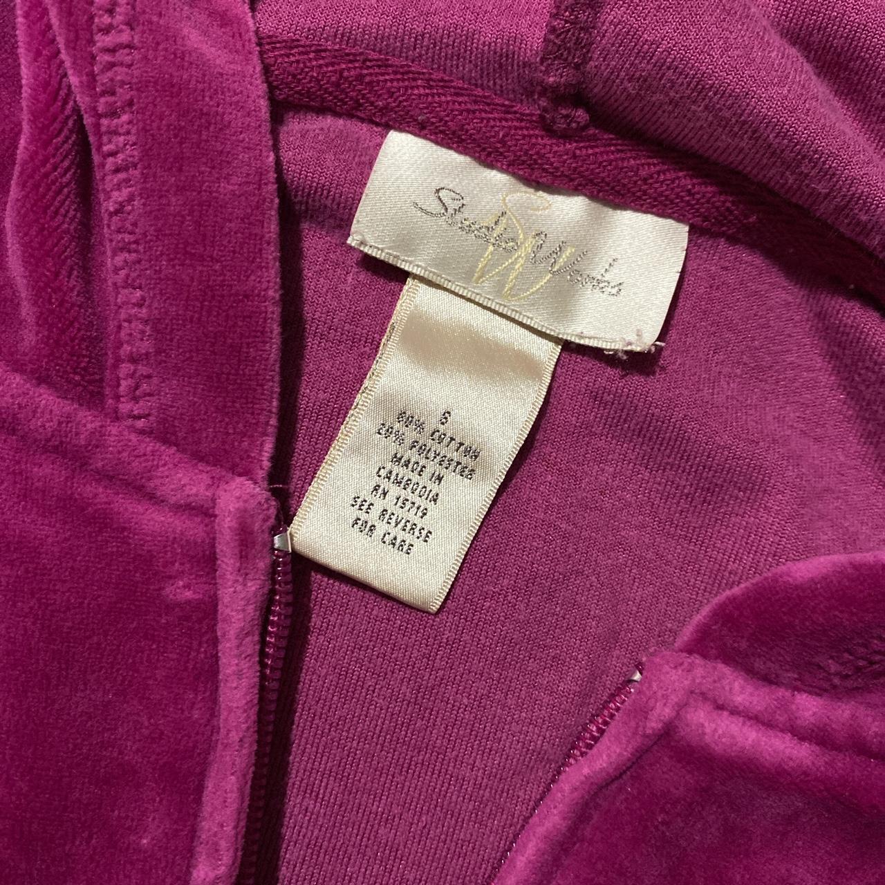 the cutest y2k pink velour jacket! - in great... - Depop