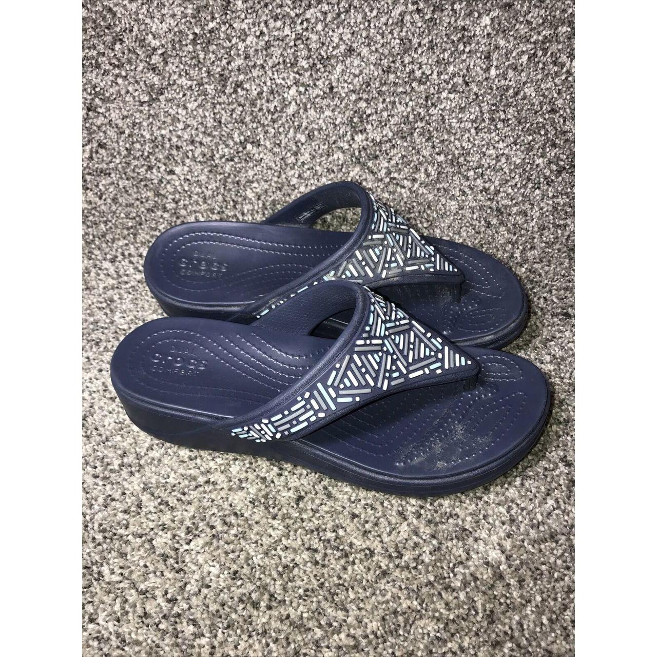 Crocs Women s Blue Sandals Depop crocs-women-s-blue-sandals-depop