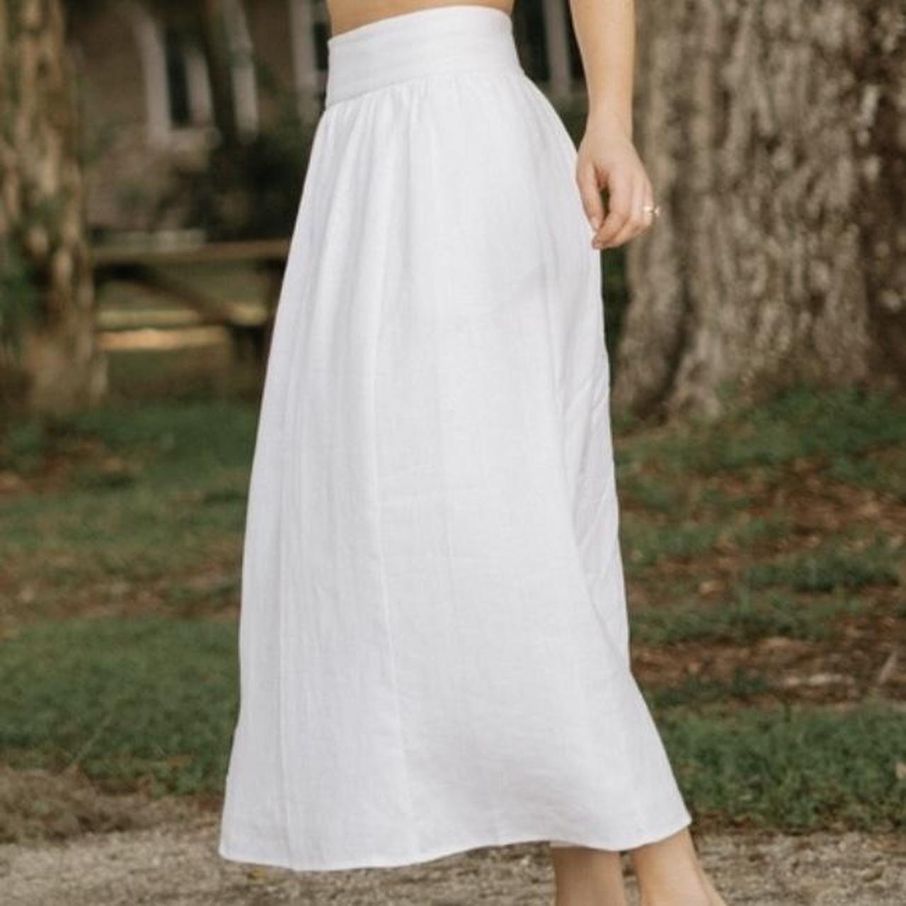 White skirt 2024 size 6