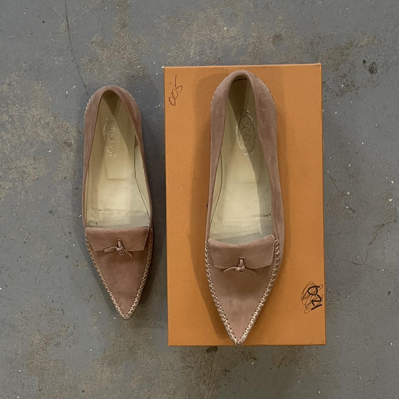 Emmy camel sale suede pointed loafers