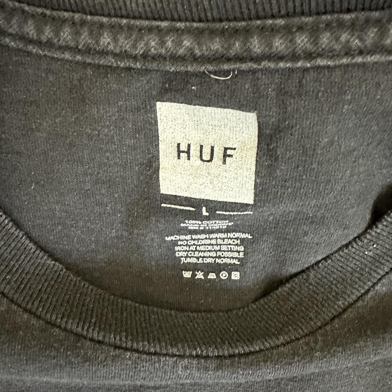 FTP x HUF SAD FACE TEE RELEASED: 2016 SIZE:... - Depop