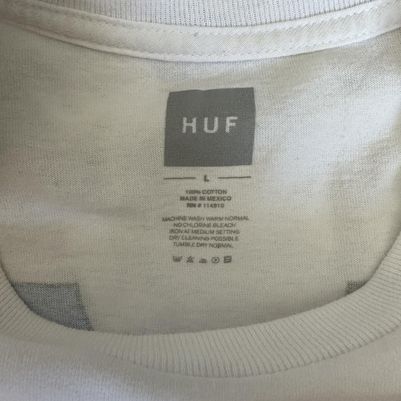 FTP x HUF SAD FACE TEE RELEASED: 2016 SIZE:... - Depop