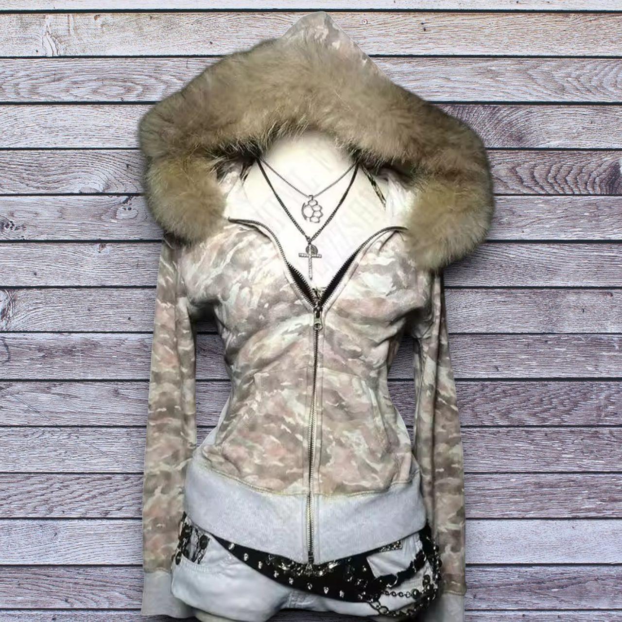 ジャケット・アウター 00s y2k DKNY Real Fur Mouton Jacket Shearlingcoat2_1024x1024@2x.