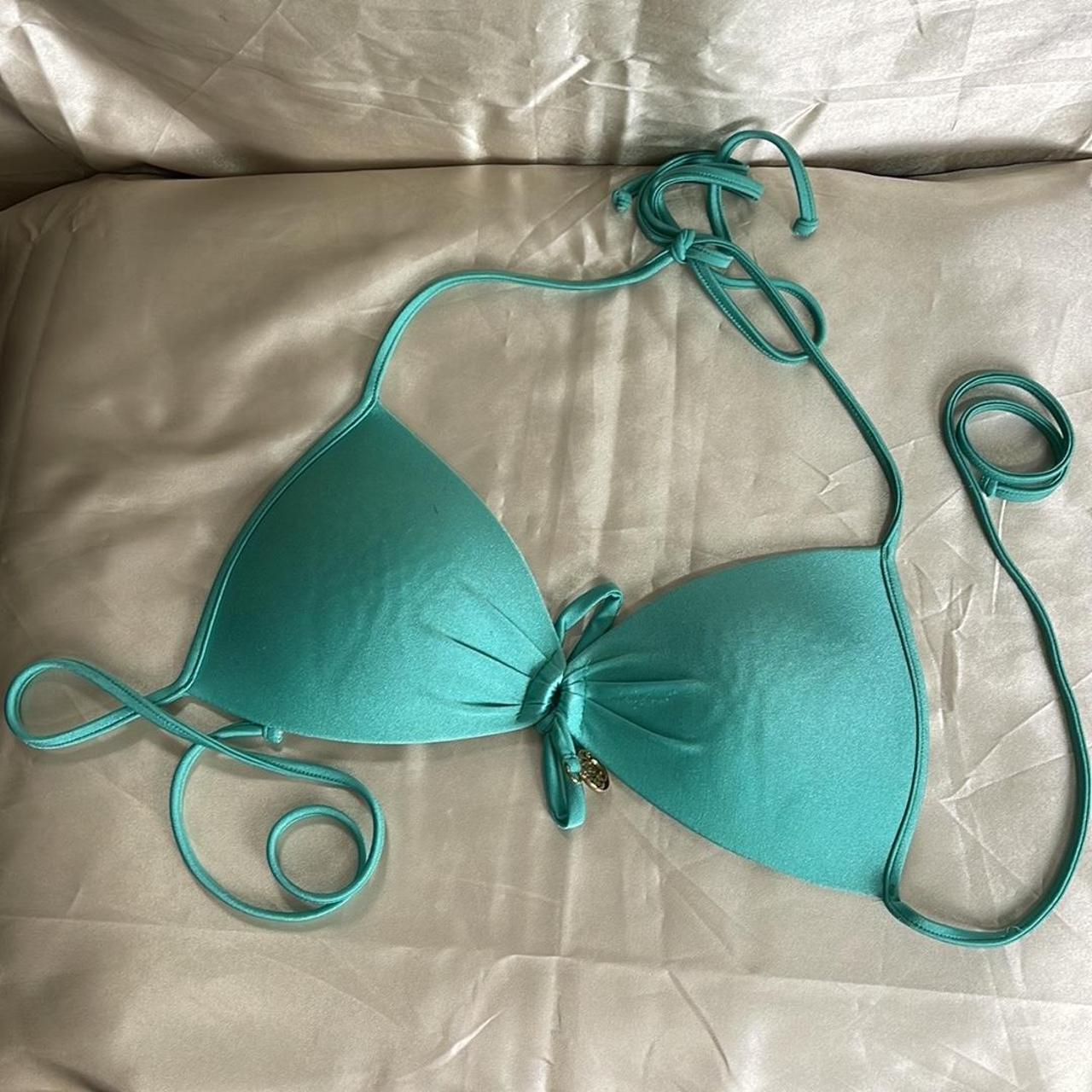 Luli Fama Bikini Top Preloved; has some signs of... - Depop