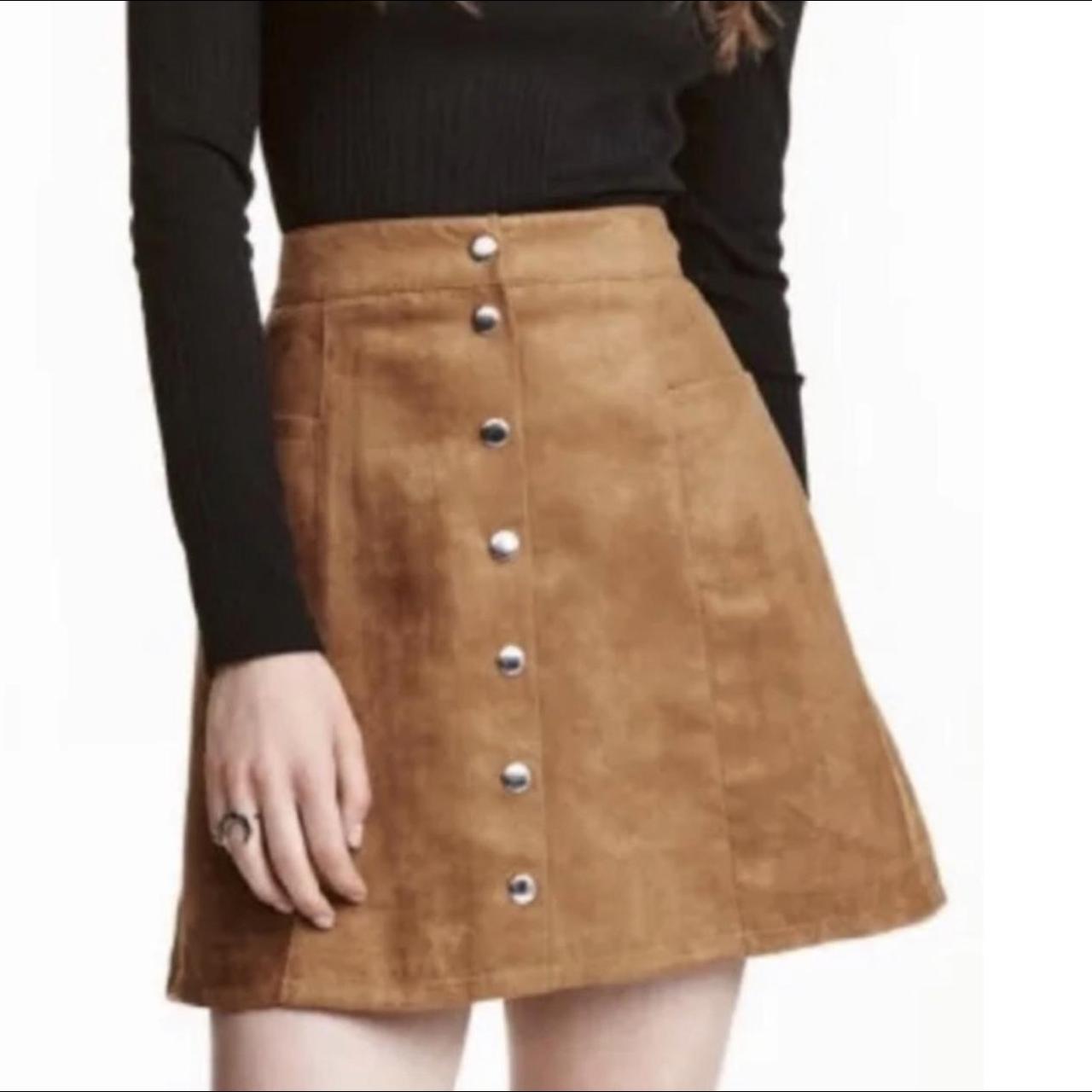 H&m 2025 suede skirt