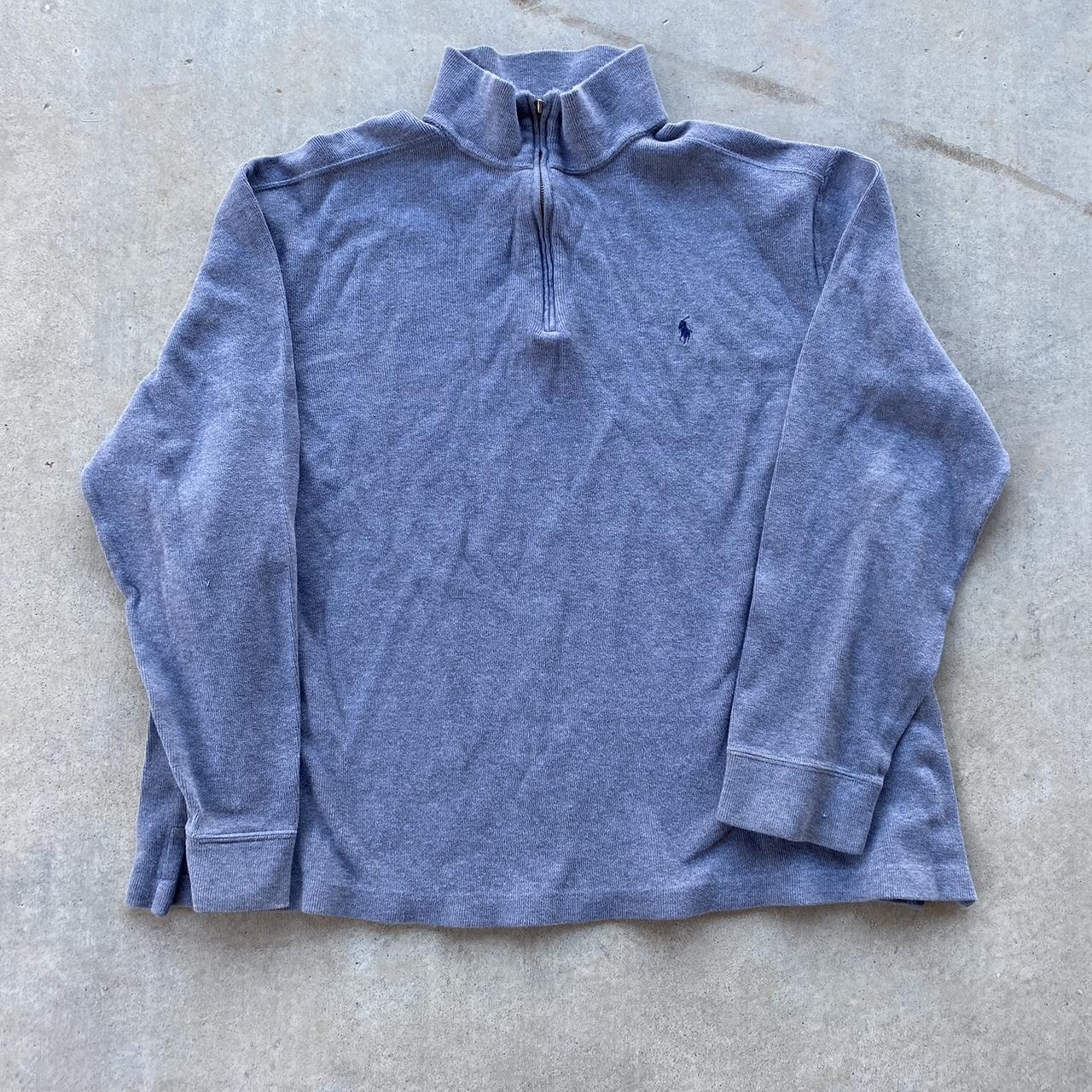 Polo Ralph Lauren Men's Grey Jumper | Depop