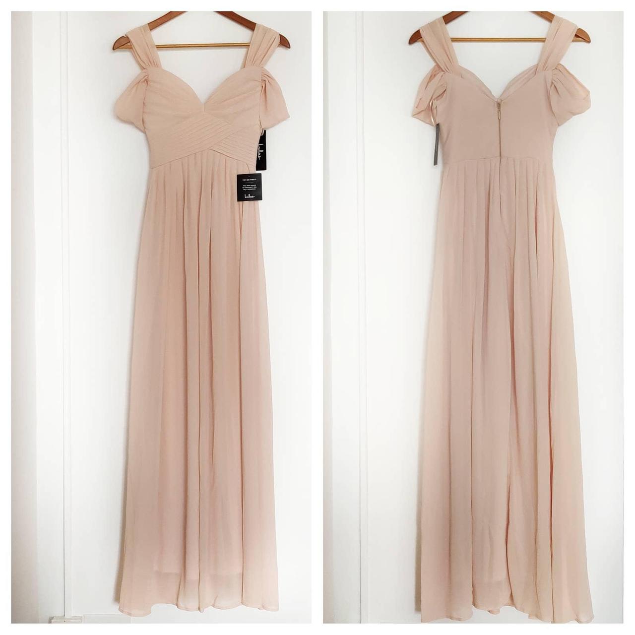 Lulus Make Me Move Blush Pink Maxi Dress New With