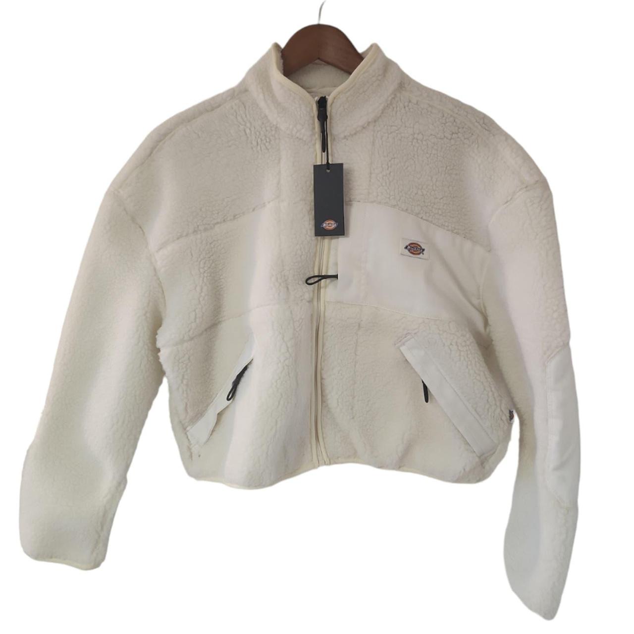 Dickies Women's red chute sherpa ecru, size XS,