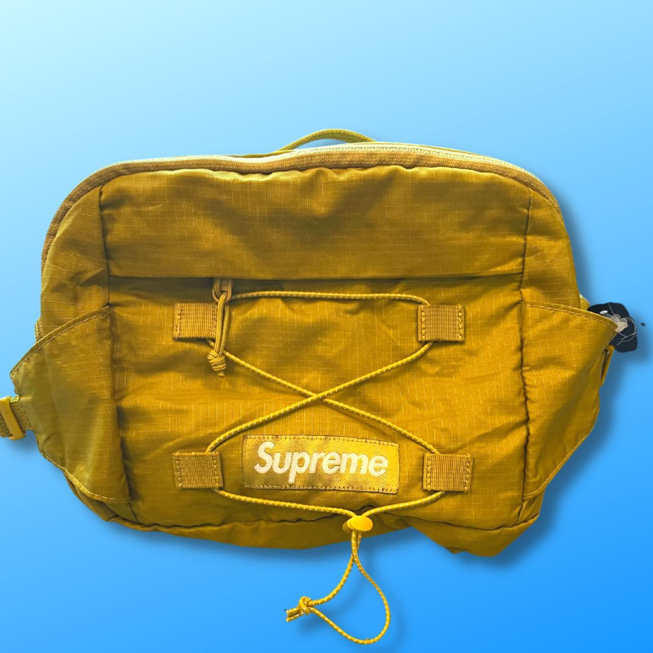 Supreme Acid Green/Yellow Waist Bag SS17 - Depop