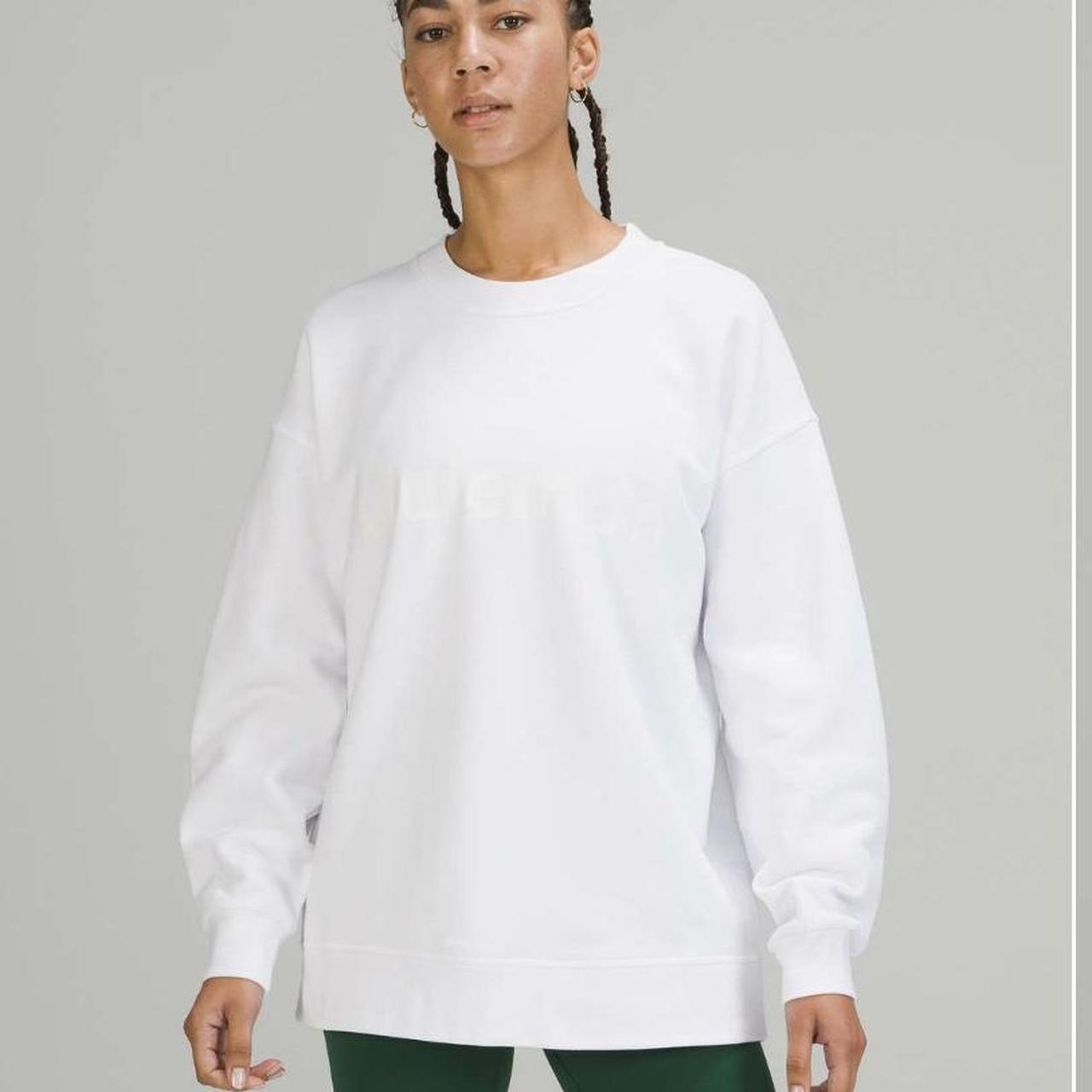 Lululemon white sweatshirt on sale