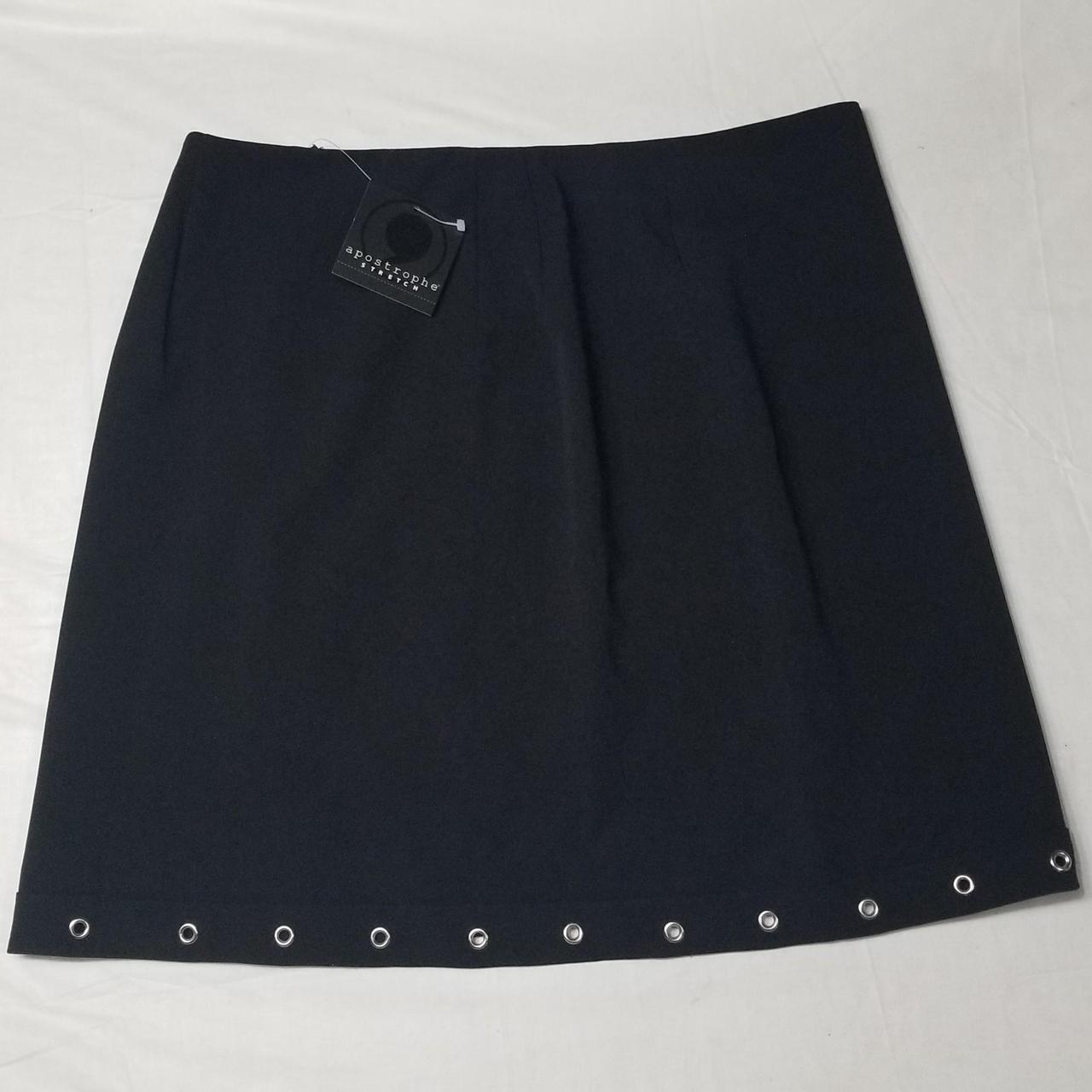 Black midi skirt size 12 sale