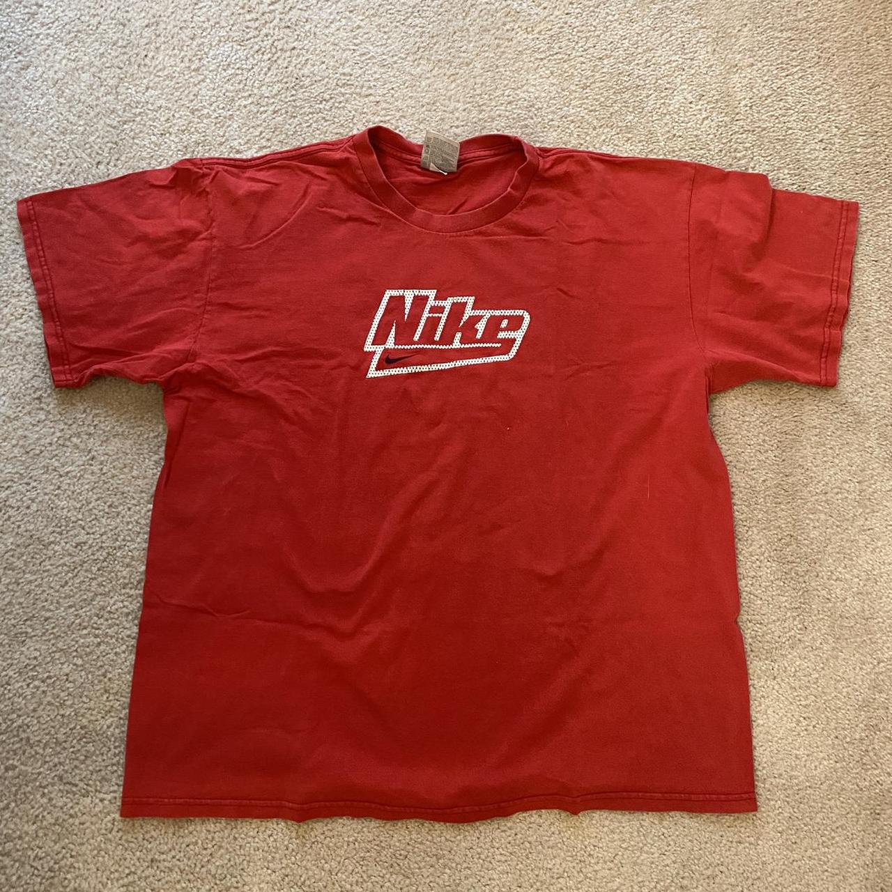 university red nike shirt
