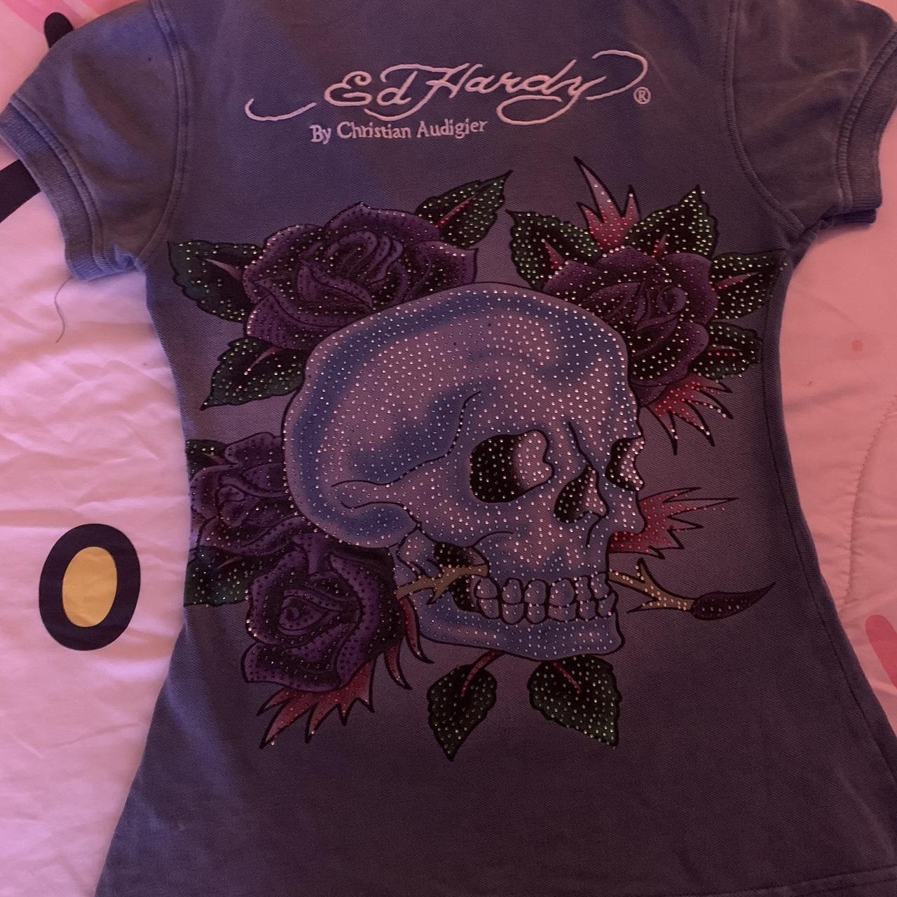 Ed Hardy Women's Blouse | Depop