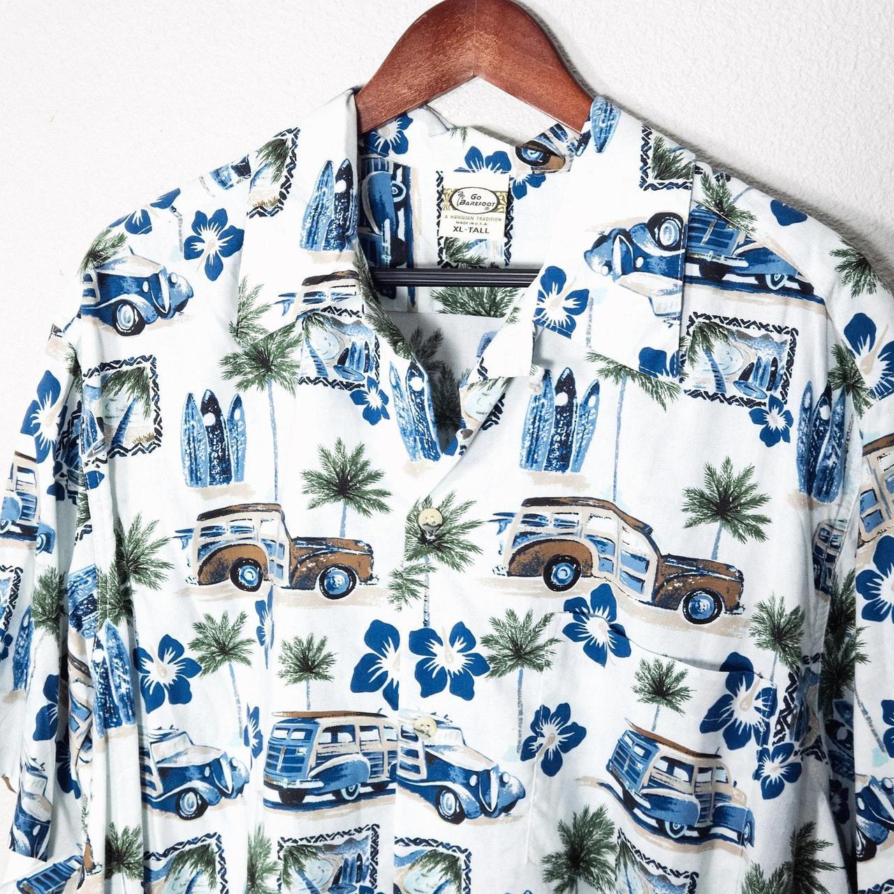 Source Unknown Men's Shirt - White/Blue - XL – Go… - image 3