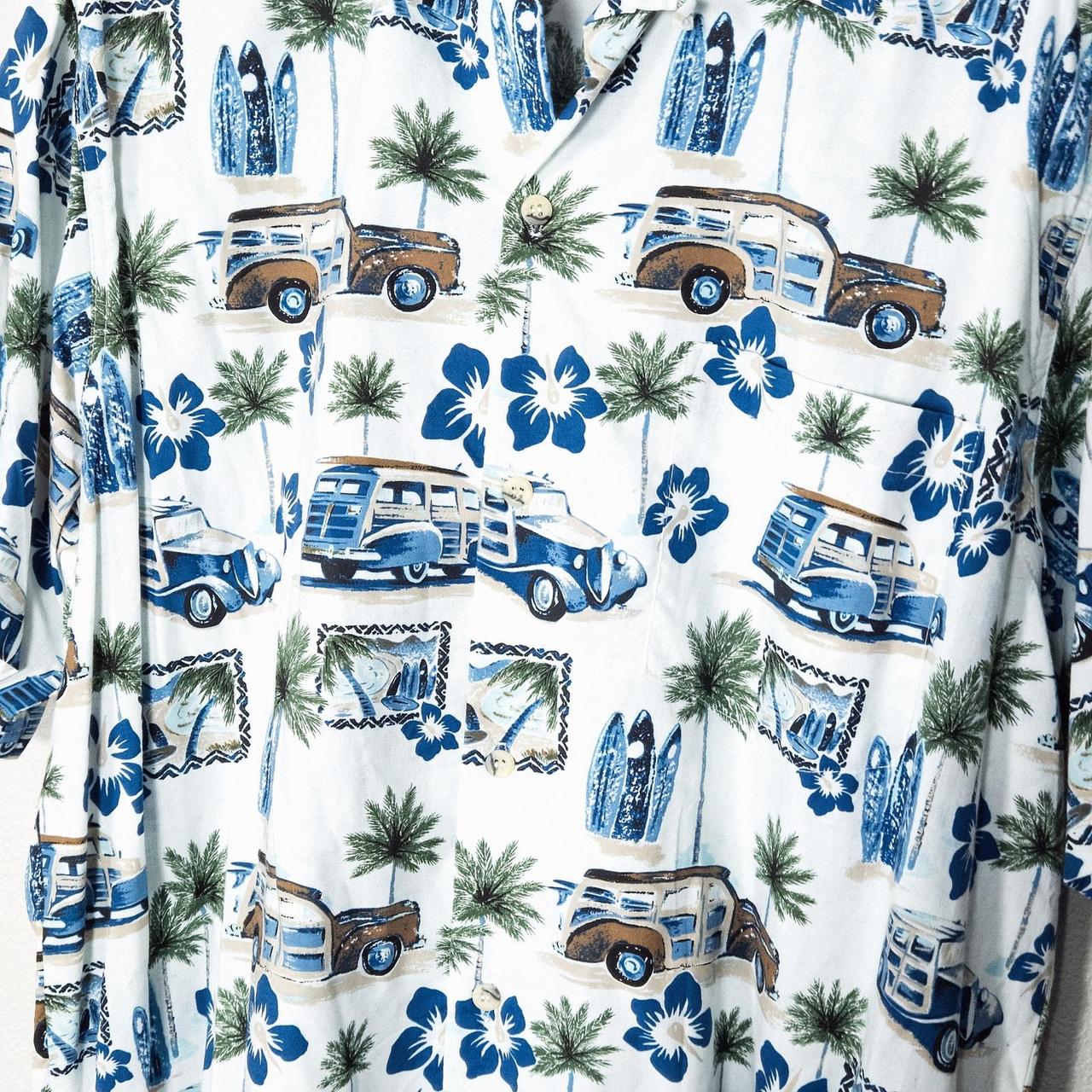 Source Unknown Men's Shirt - White/Blue - XL – Go… - image 4