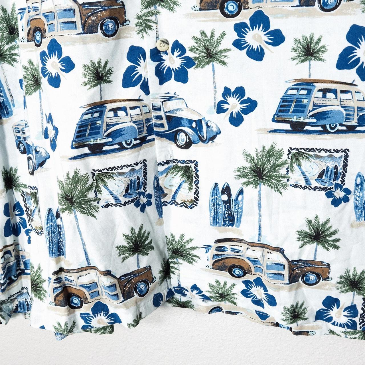 Source Unknown Men's Shirt - White/Blue - XL – Go… - image 5