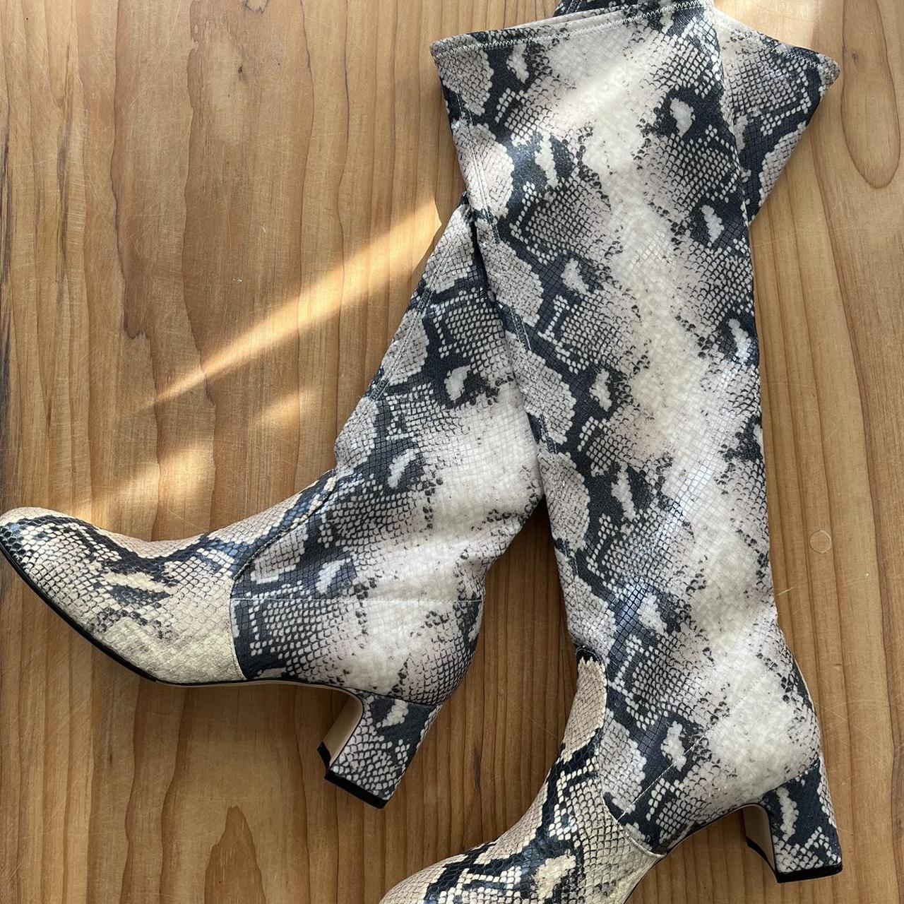 stuart weitzman snakeskin boots