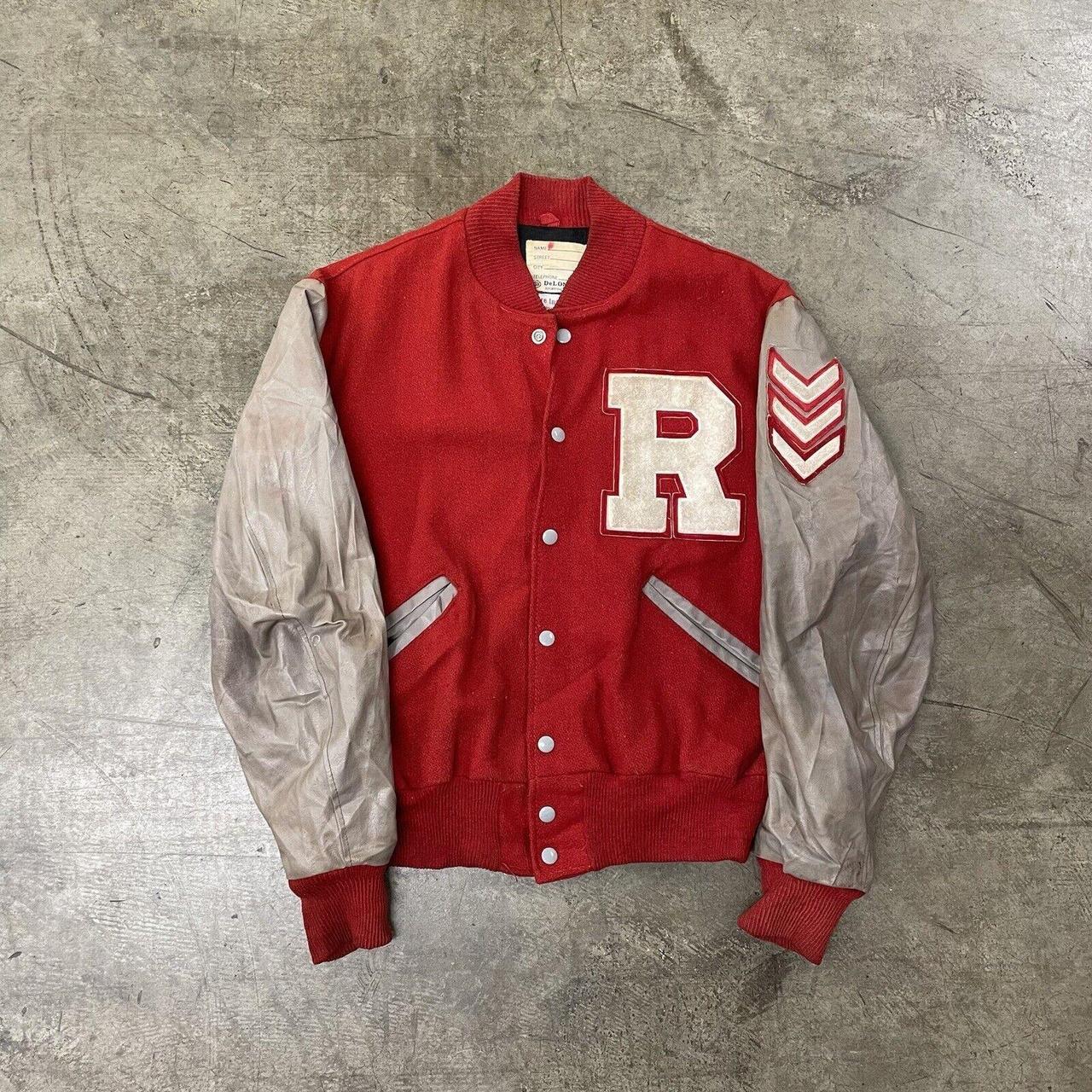 American Vintage Men's Red Jacket Depop