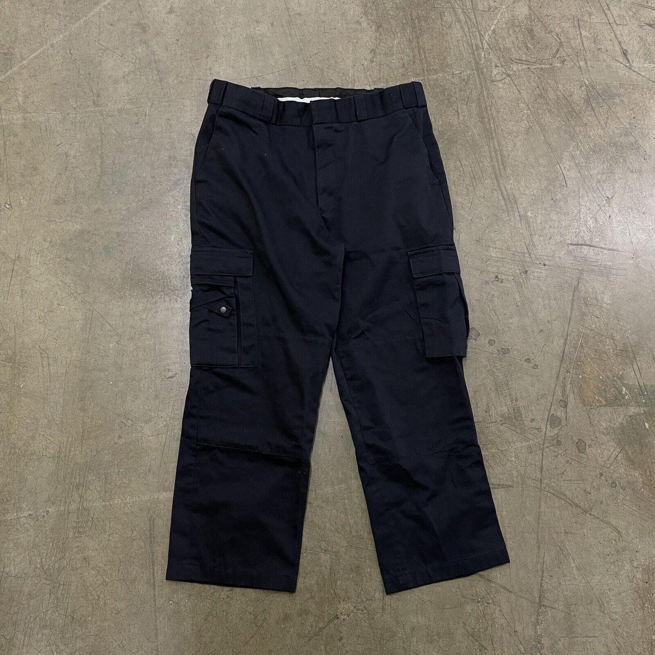 Unbranded Men's Navy Trousers | Depop