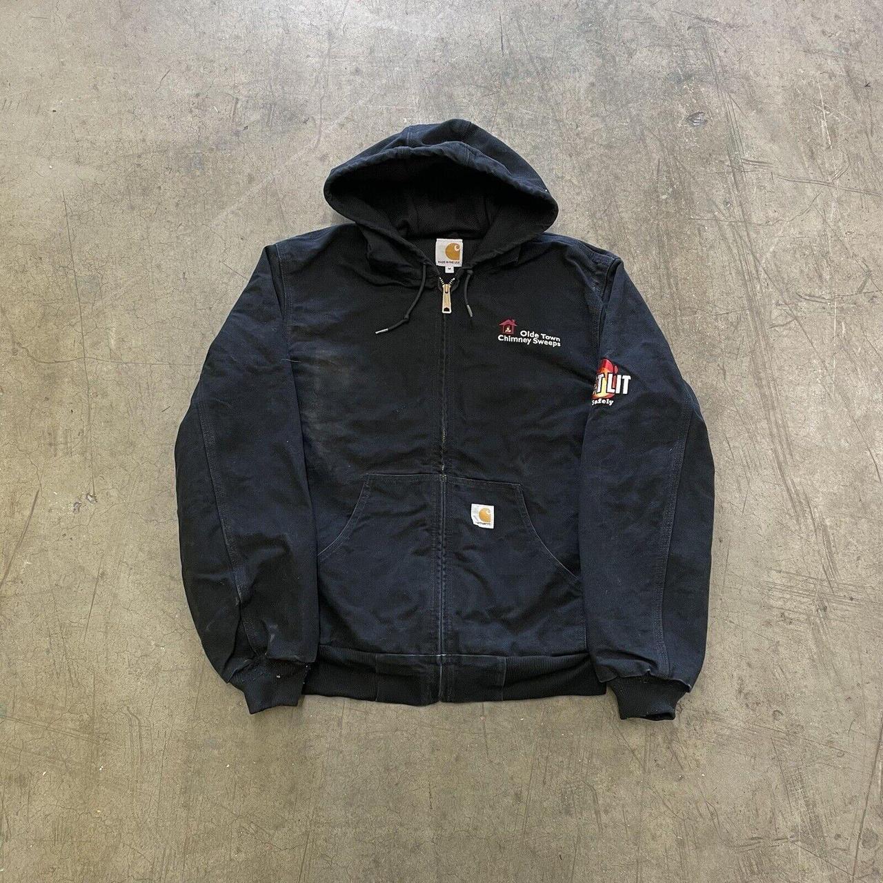 Carhartt Men's Black Jacket | Depop