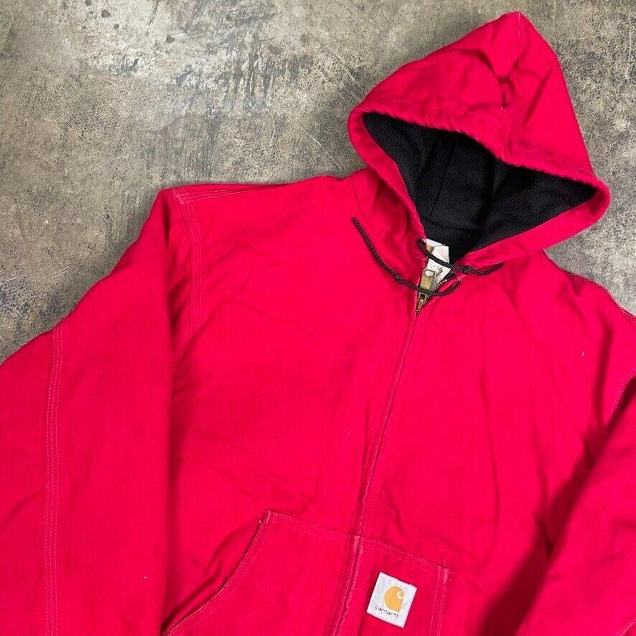 Carhartt Men's Red Jacket | Depop