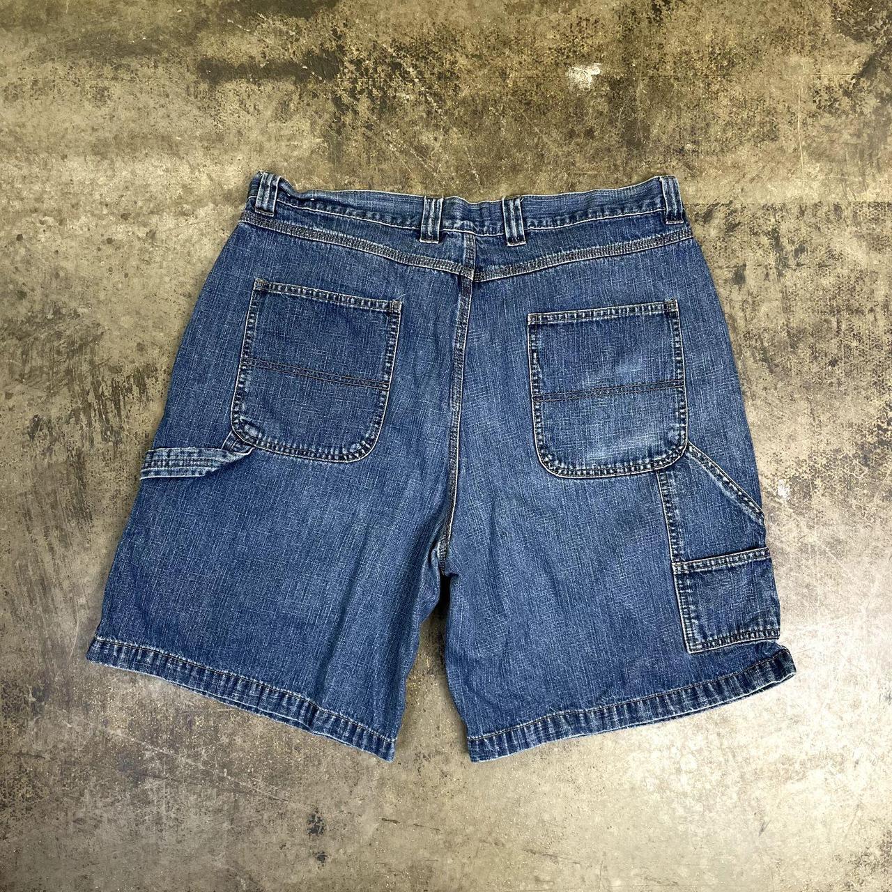Vintage Carpenter Shorts Y2K Denim Workwear Vintage... Depop