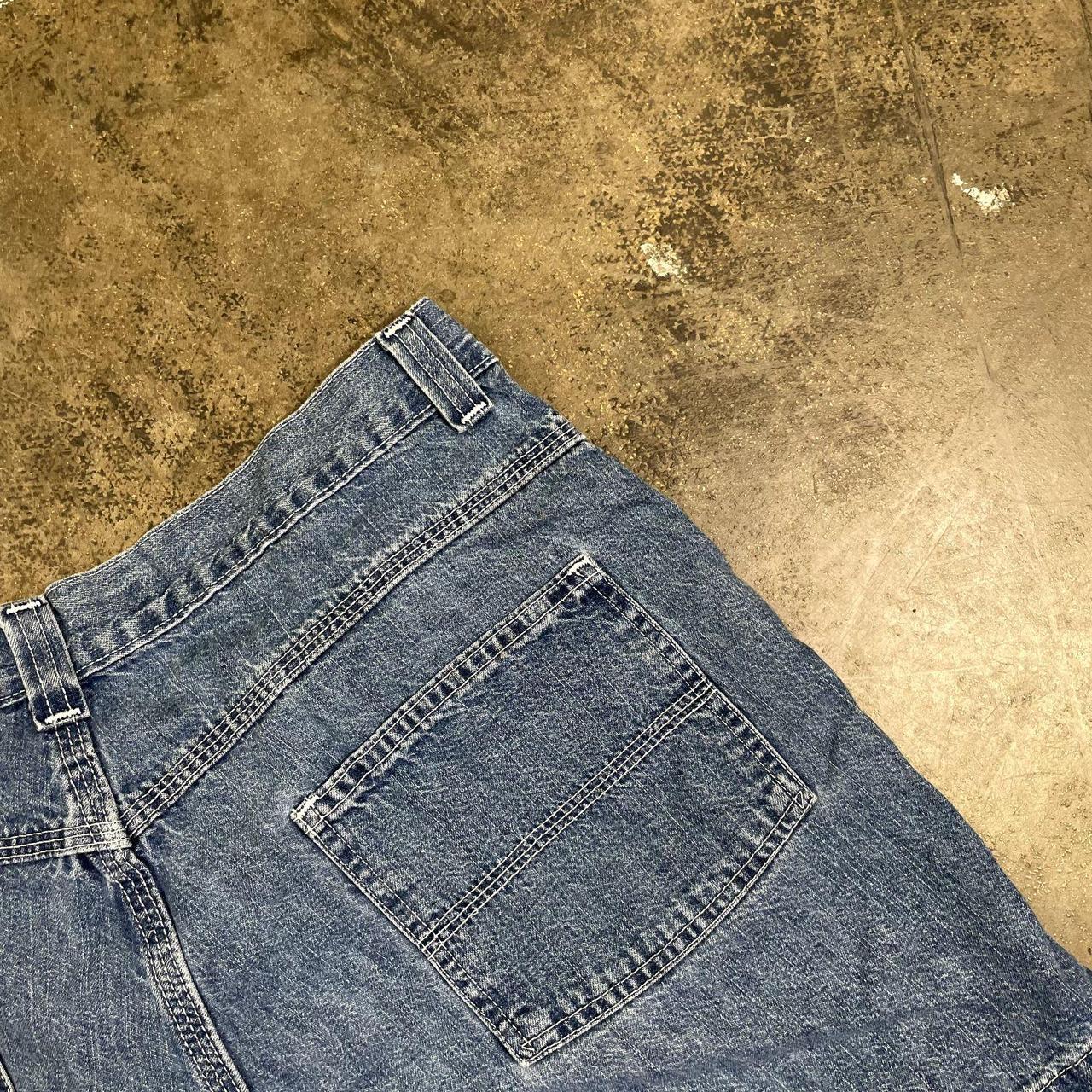 Vintage Carpenter Shorts Y2K Denim Workwear Vintage... Depop