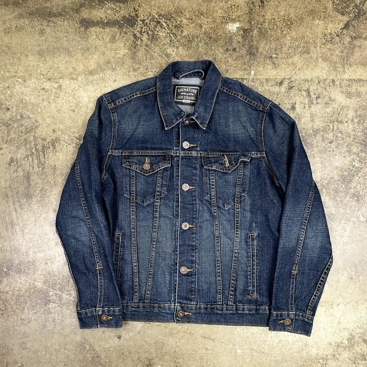 Levis Denim Jacket Vintage Jean Bomber Trucker, Dark... - Depop