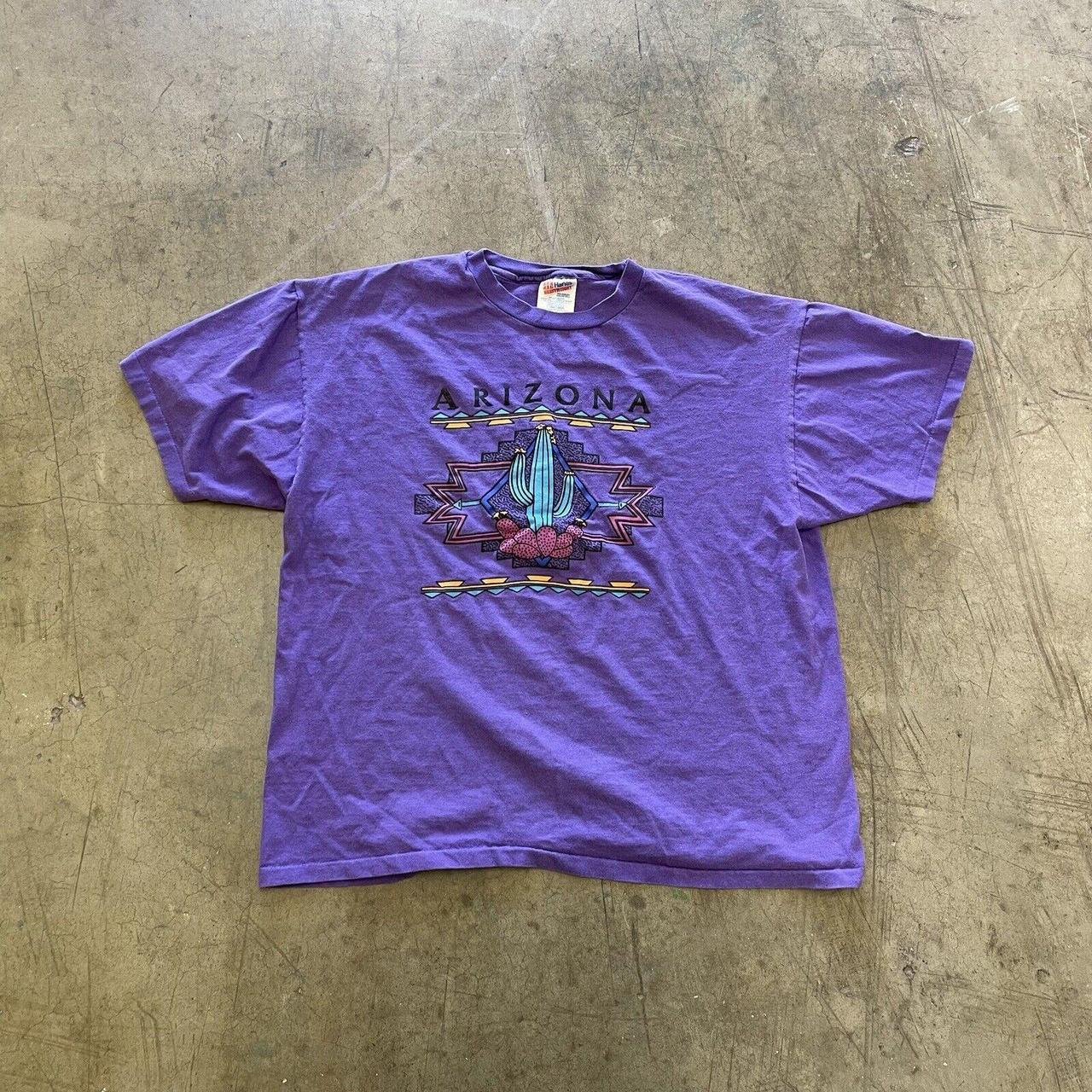 Hanes Men's Purple T-shirt | Depop