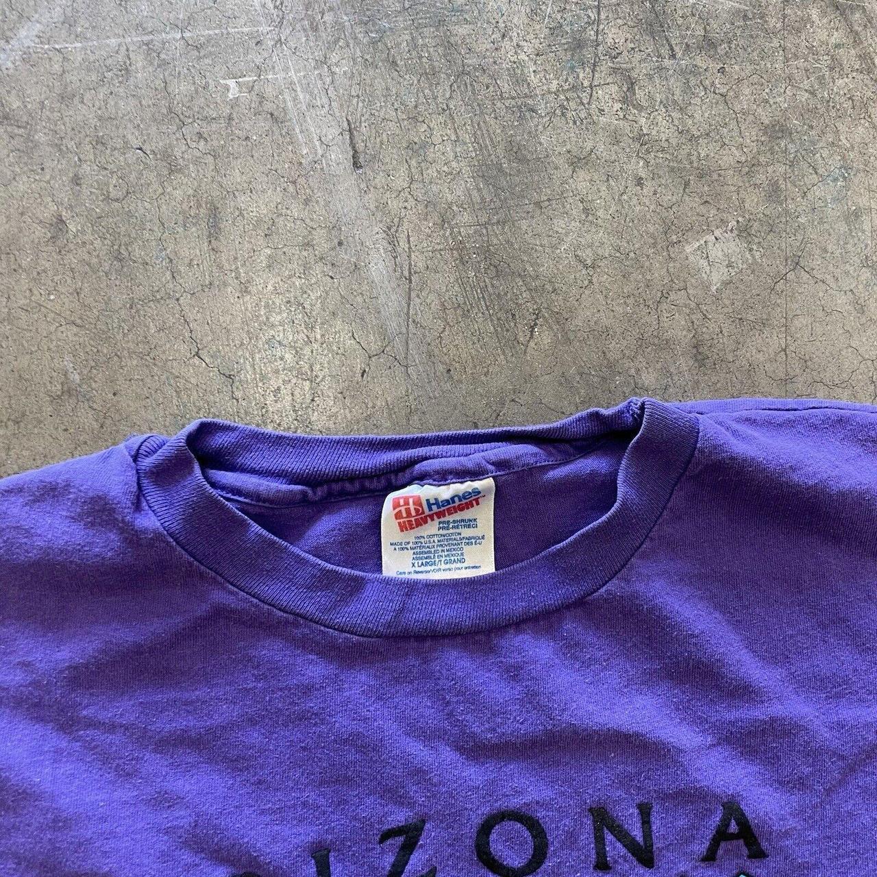 Hanes Men's Purple T-shirt | Depop