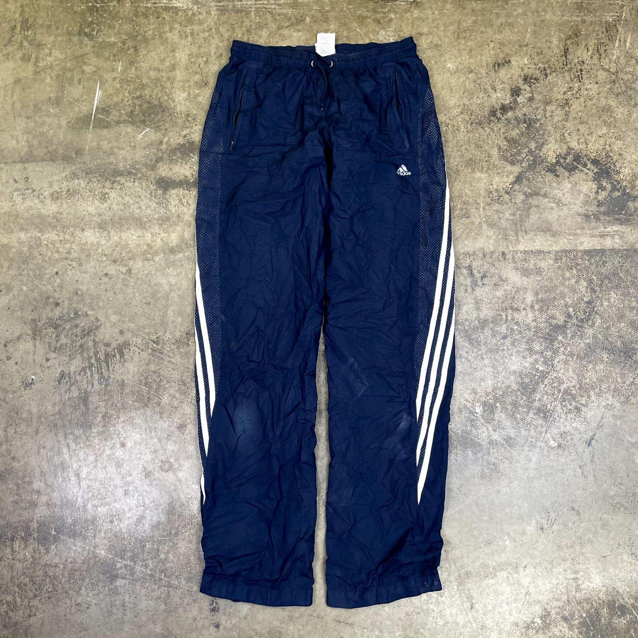 Adidas Tracksuit Bottoms Y2K Vintage Sports Joggers,... - Depop