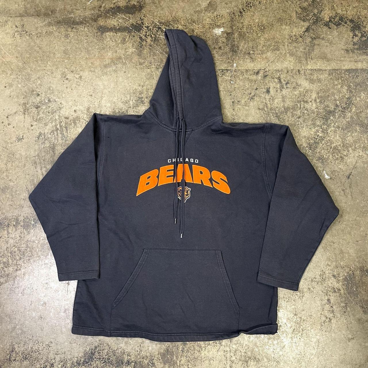 Chicago Bears NFL Pullover Blue Logo Hoodie Sweat Shirt Jacket